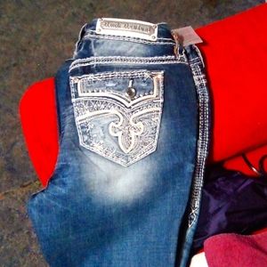 Nwt rock revival jeans boot cut kai women's jeans